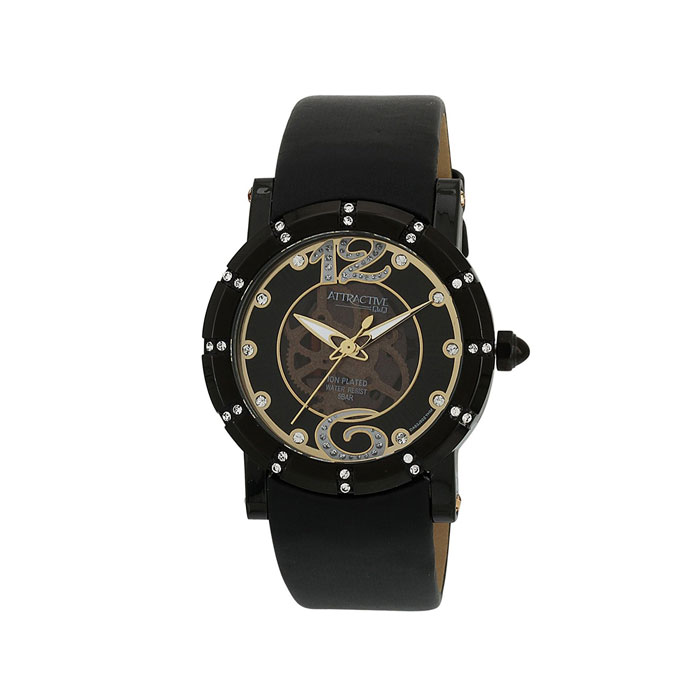 Q&Q Attractive Analog Black Dial Women's Watch DA63J502Y